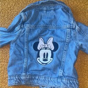 GAP -Disney Blue Jean Jacket with Minnie Mouse Design